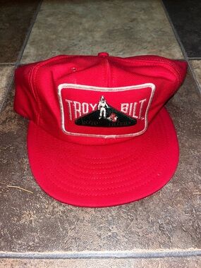 Troy-Bilt Red Patch Snapback Hat